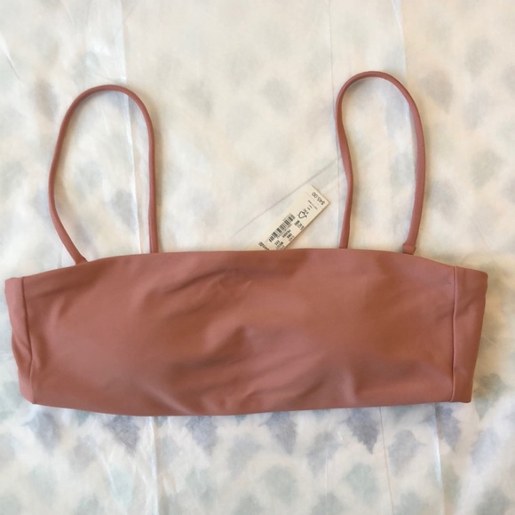 Madewell XXSmall Top Bikini Second Wave Bandeau Removable Straps NWT - Picture 2 of 7